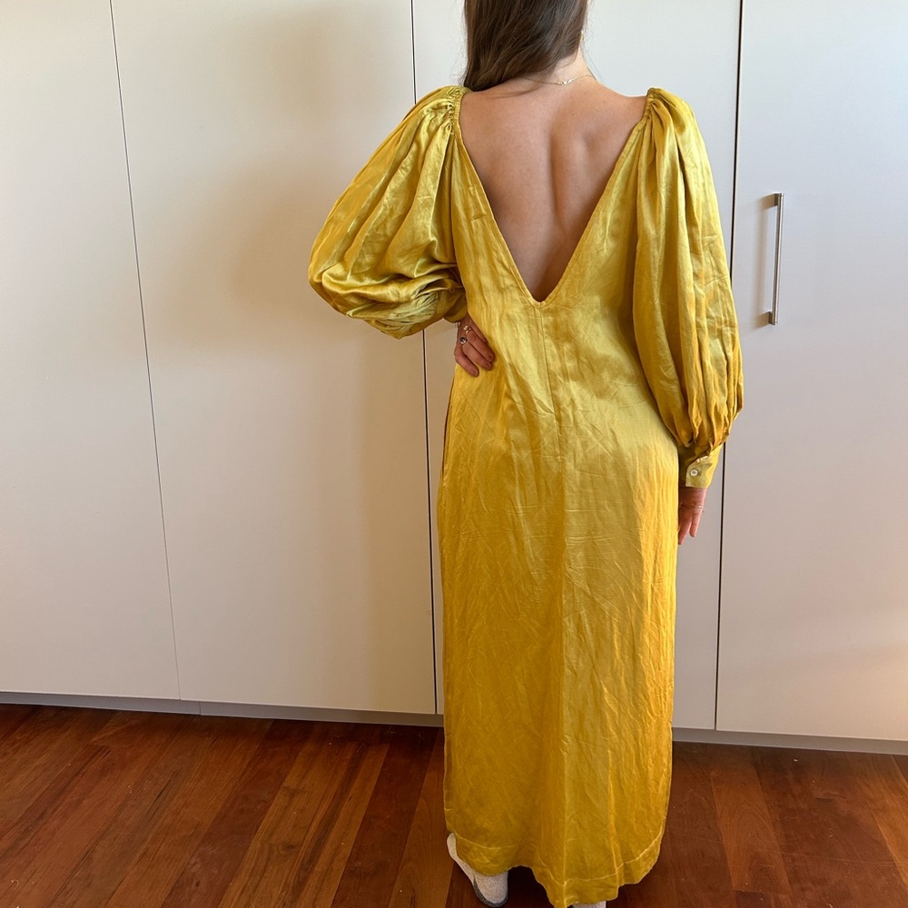 Laude the Label Lupita Maxi Dress in Citrine